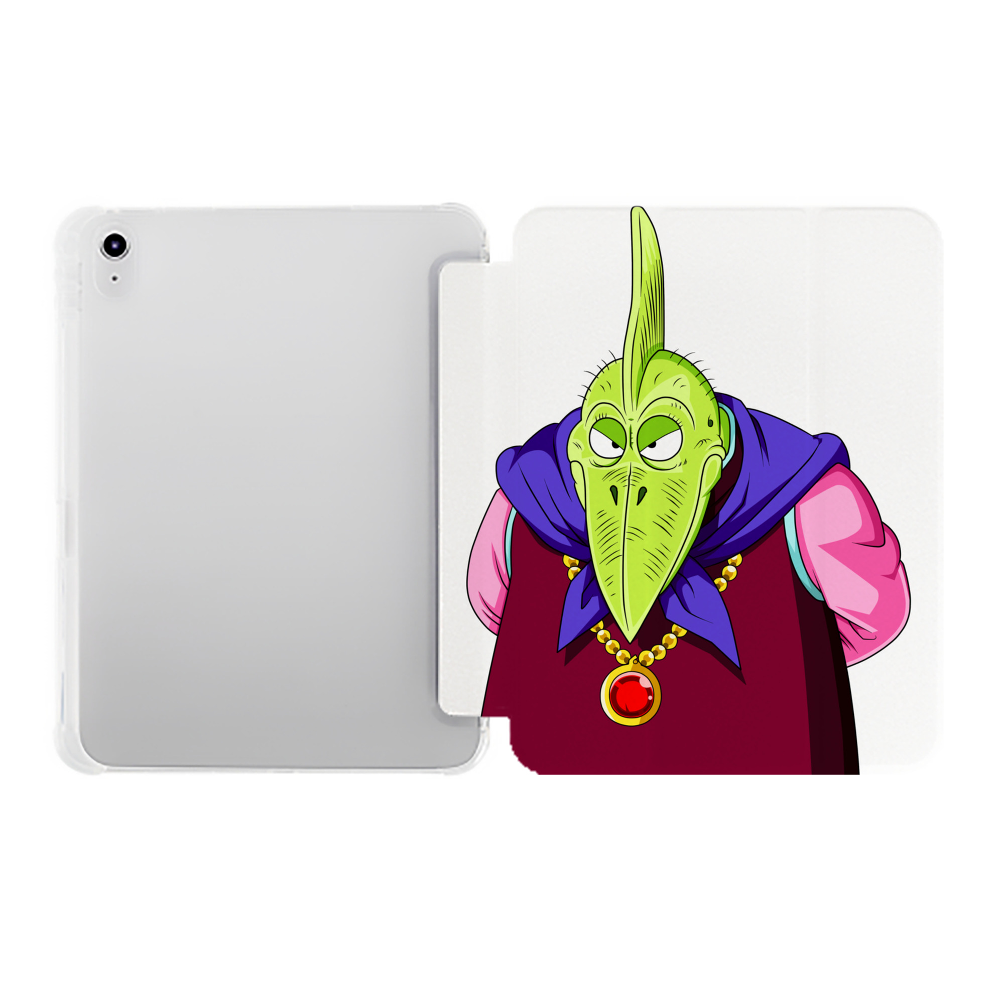 （画像用） ドラゴンボール DRAGON BALL IPad ケース ペン収納付き 三つ折りスタンド PUレザー×シリコン 対応機種9.5/10.5/10.9インチ